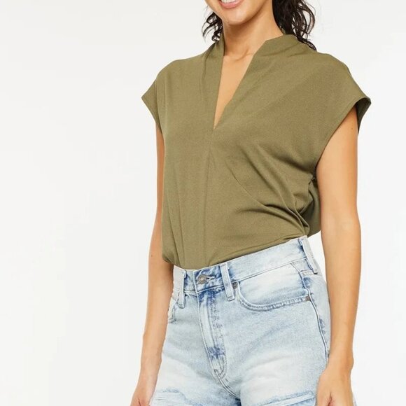 Hazel Blues® |  Kancan High Rise Raw Hem Denim Shorts - Picture 3 of 7